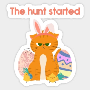 Hunting time Sticker